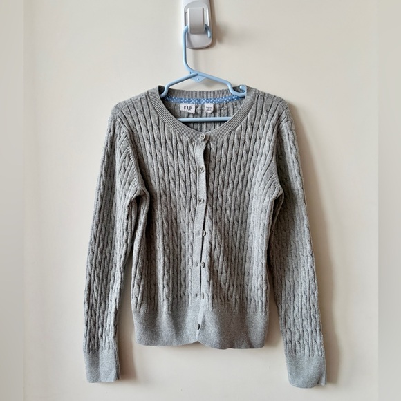 GAP Kids Girls 3 Piece Bundle Sequin Dress, Pink Skirt, Gray Cardigain - Picture 12 of 16